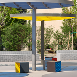 Cubix Metal Koltuk Sarı