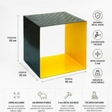 Cubix Metal Koltuk Sarı