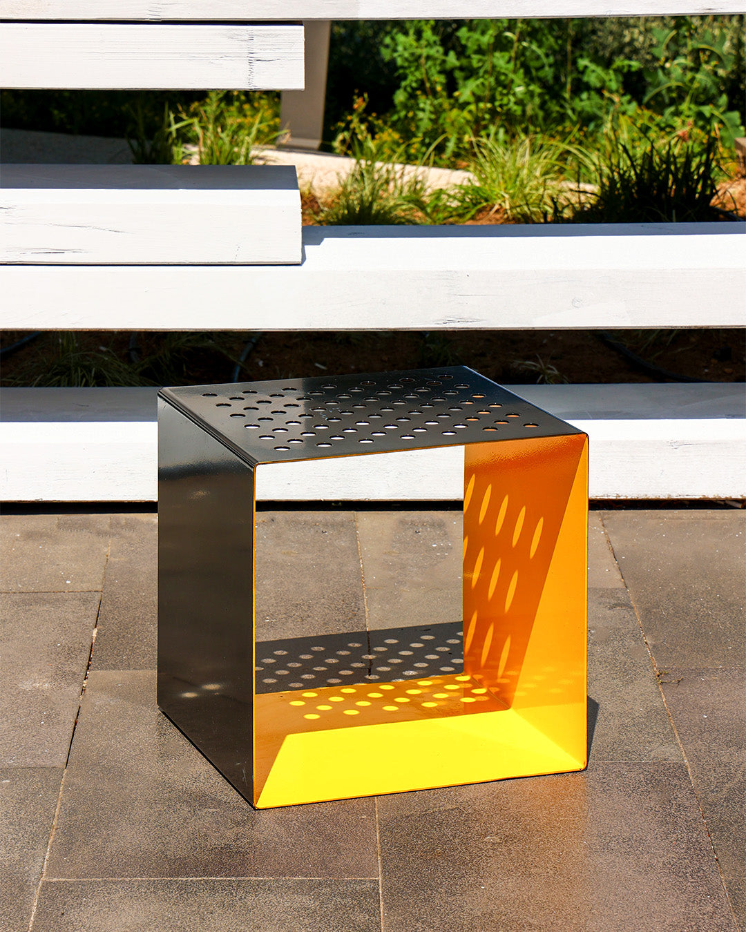 Cubix Metal Koltuk Sarı