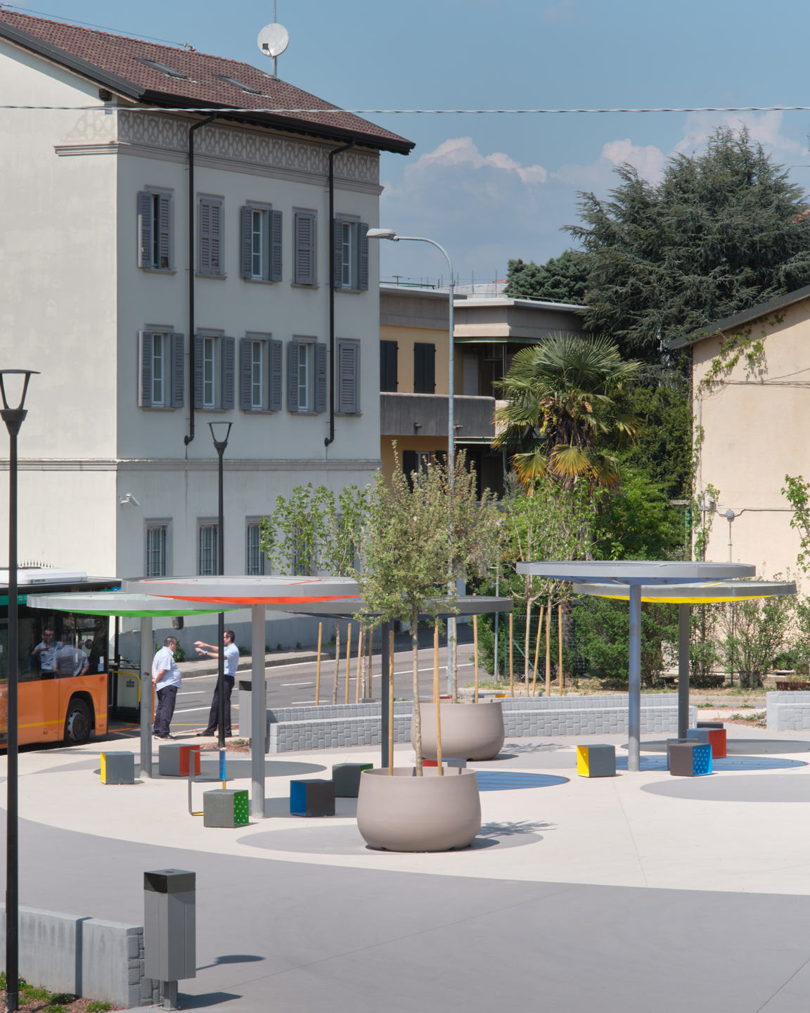 Cubix Metal Koltuk - Turuncu