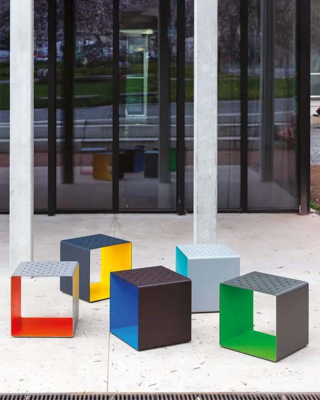 Cubix Metal Koltuk - Turuncu