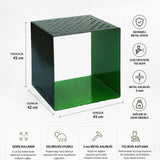 Cubix Metal Koltuk Yeşil
