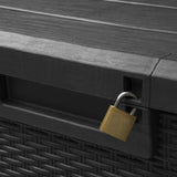 Nevada Bahçe Dolabı 550 L Antrasit