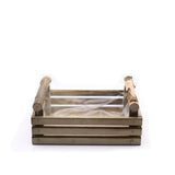 Dikdörtgen İkili Ahşap Kahverengi Kasa