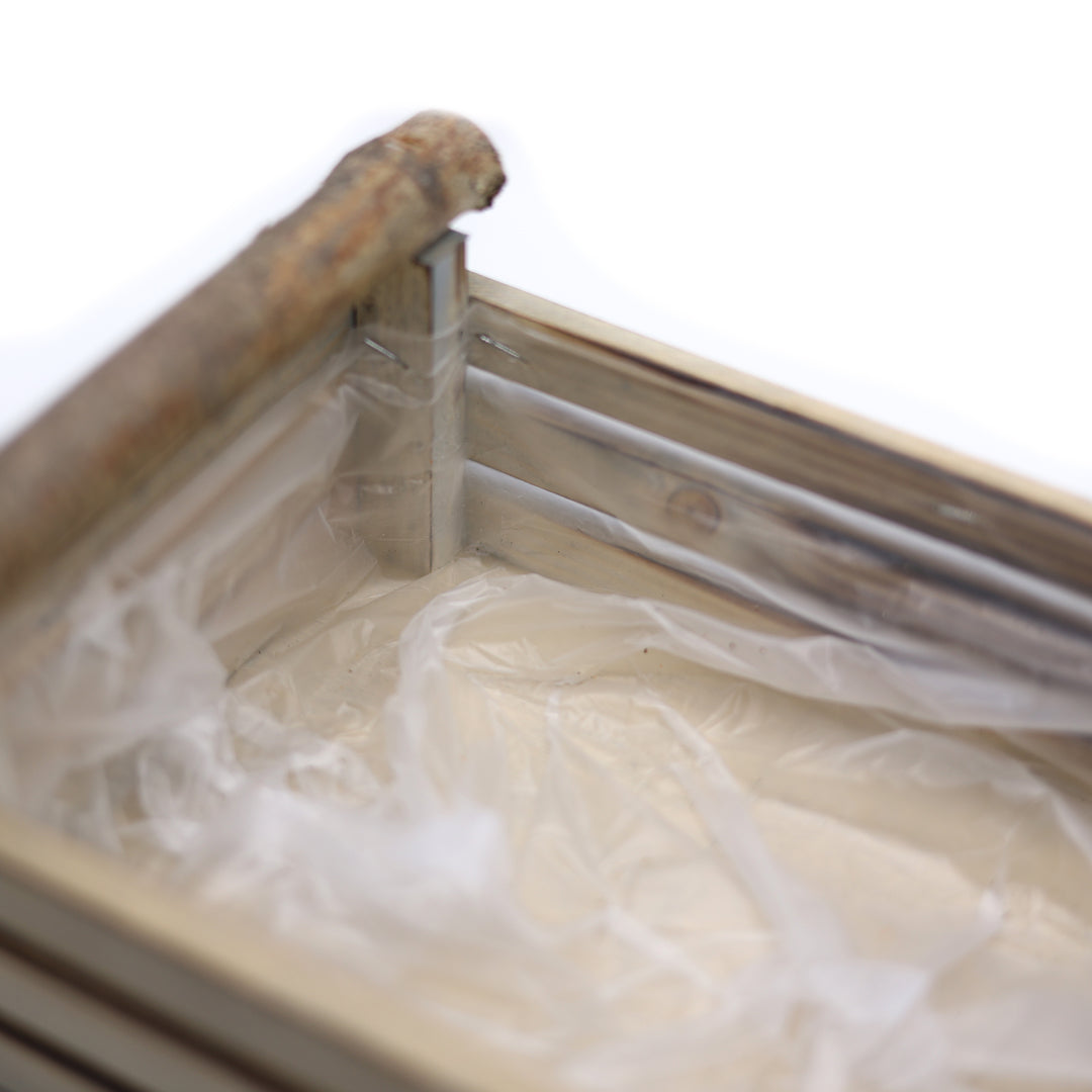 Dikdörtgen İkili Ahşap Kahverengi Kasa