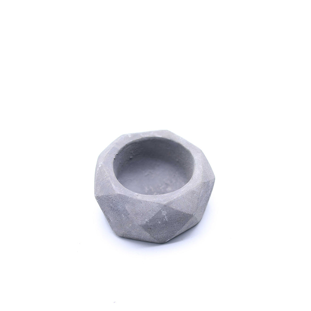 Elmas Beton Saksı 05 Gri