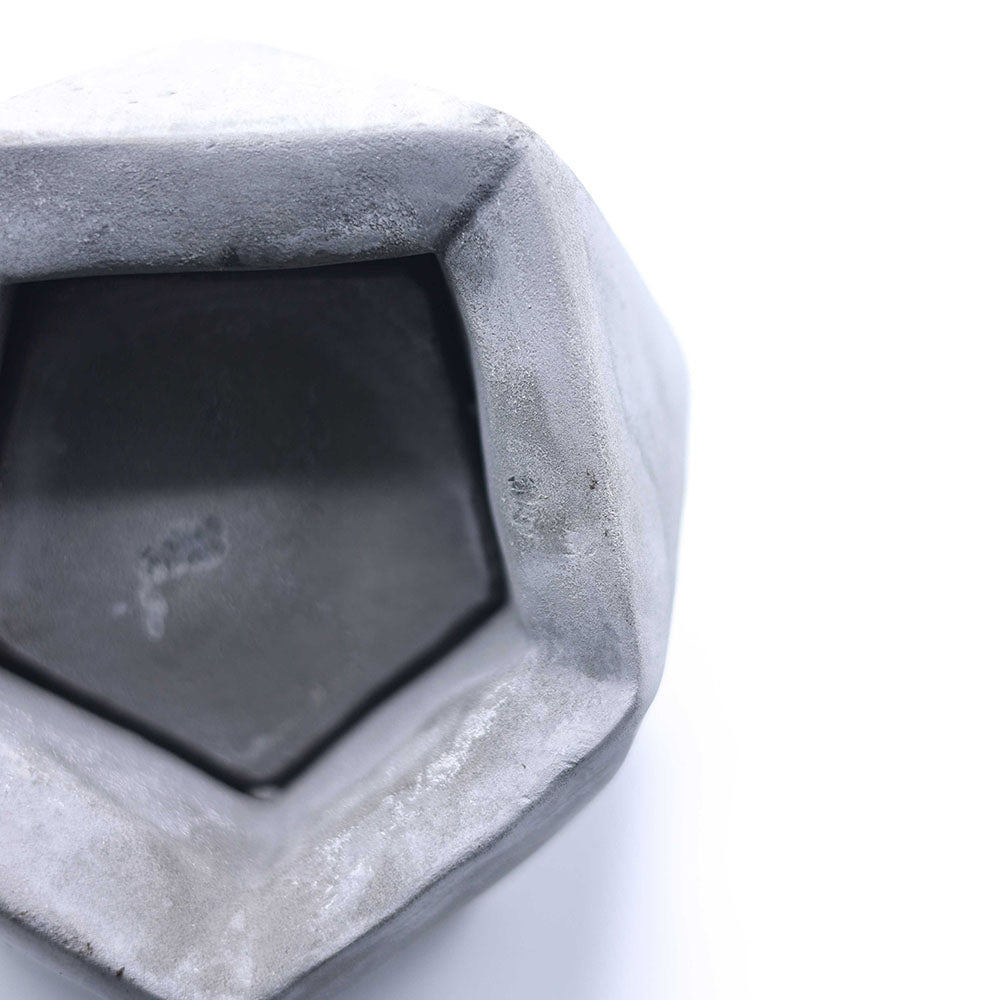 Elmas Beton Saksı 2 Gri