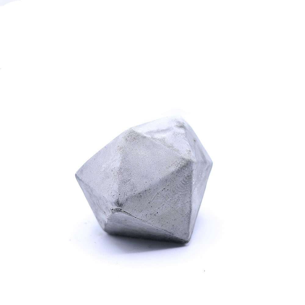 Elmas Beton Saksı 2 Gri