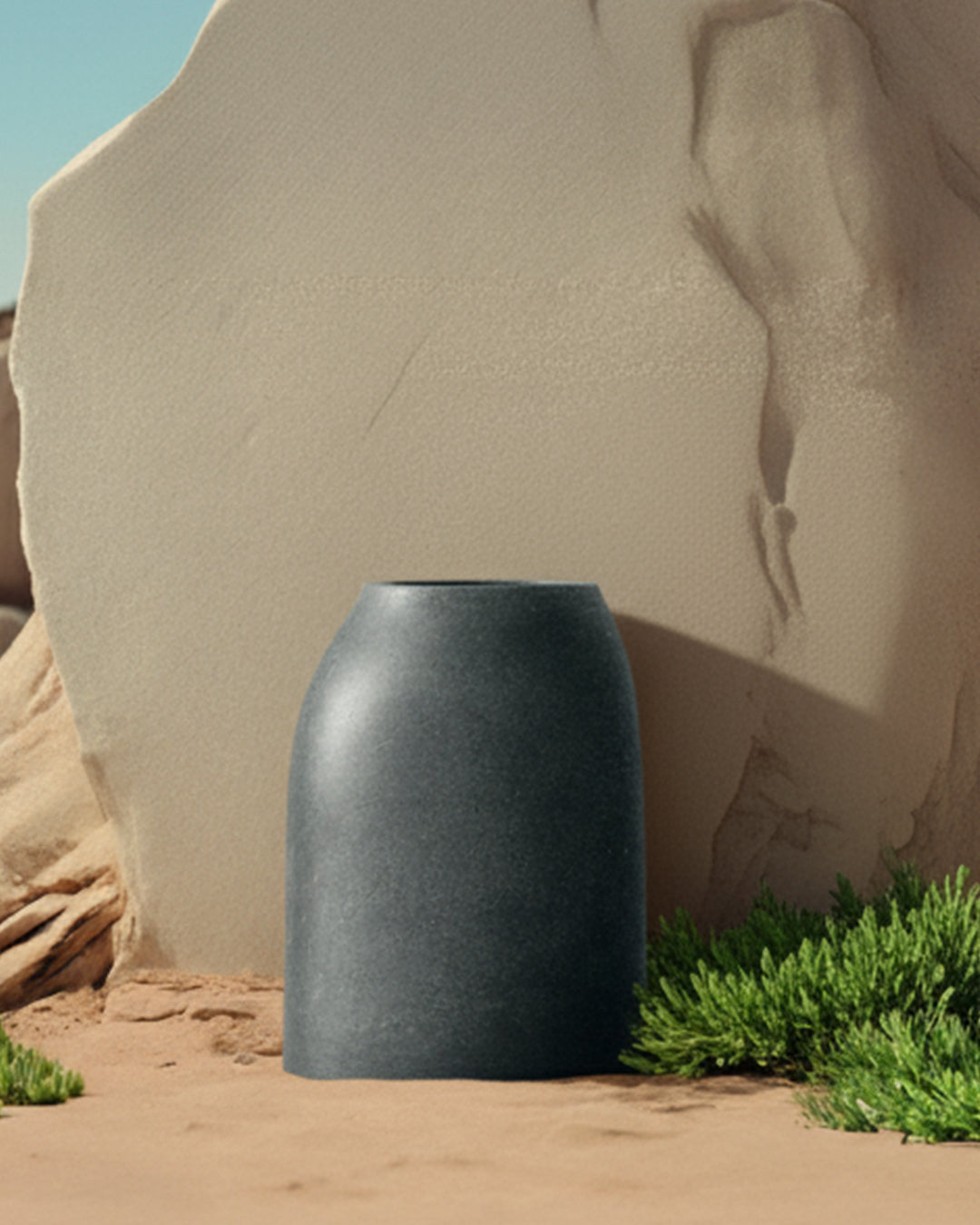 Epocco Bold Plastik Saksı Granit Dokulu