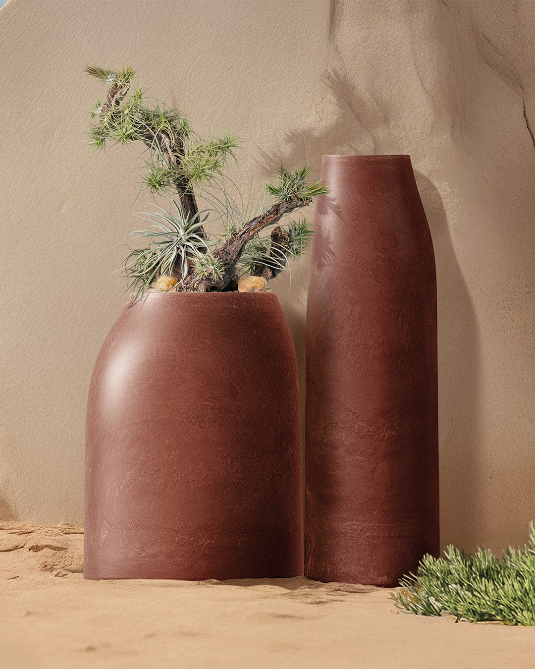Epocco High Plastik Saksı Terracotta