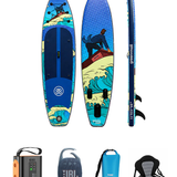 Explorer Set – Wave Fighter Şişme SUP Board / Paddle Board 335 cm