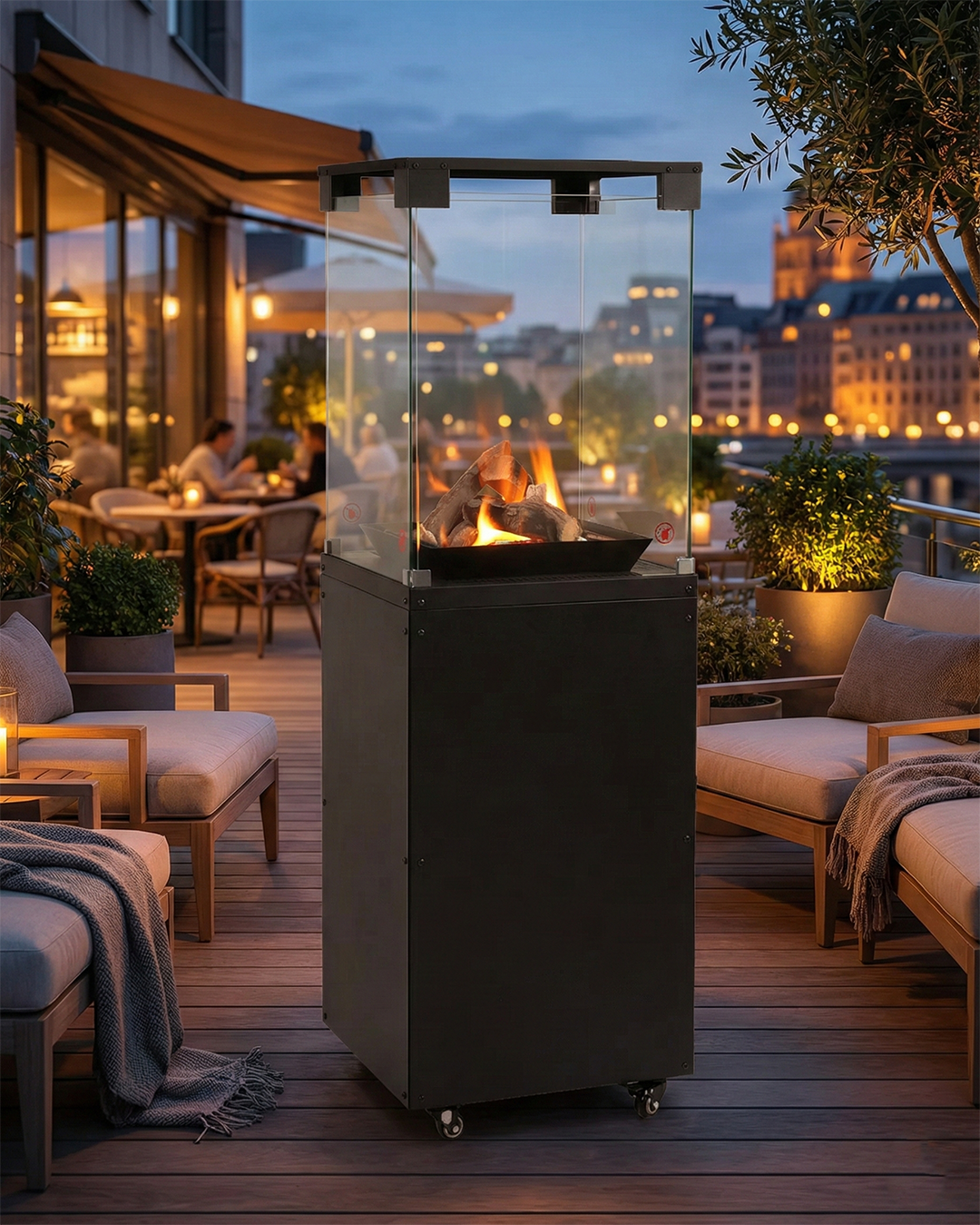 Flame Cubo Gazlı Teras Isıtıcısı