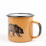 FreeCamp Campers Emaye Mug 350ml-BEJ