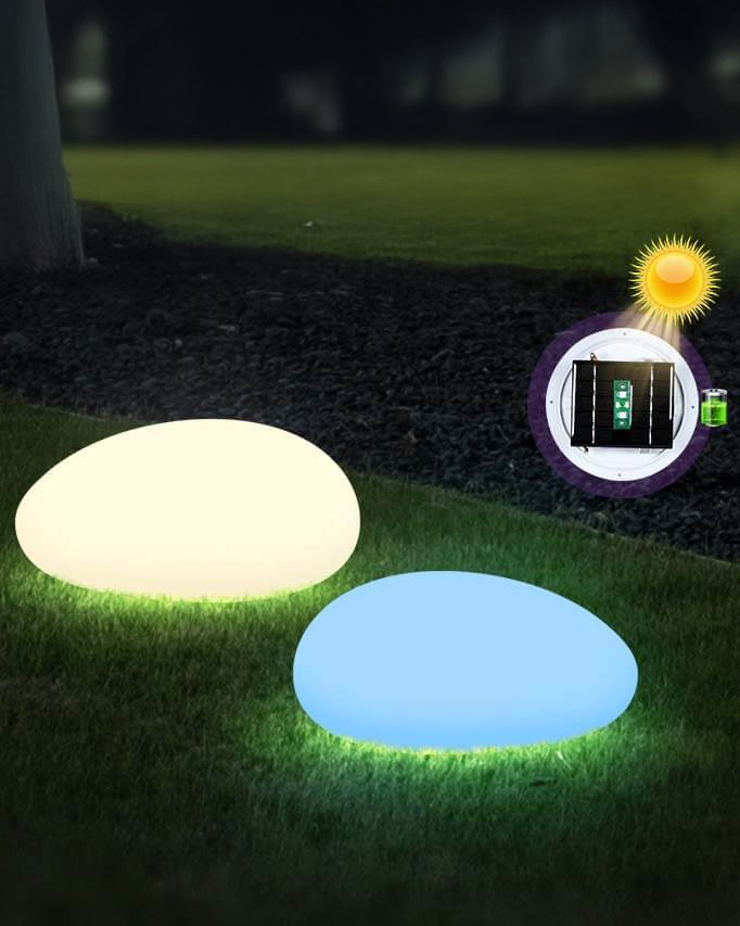 Gaia Solar Taş Bahçe Lambası