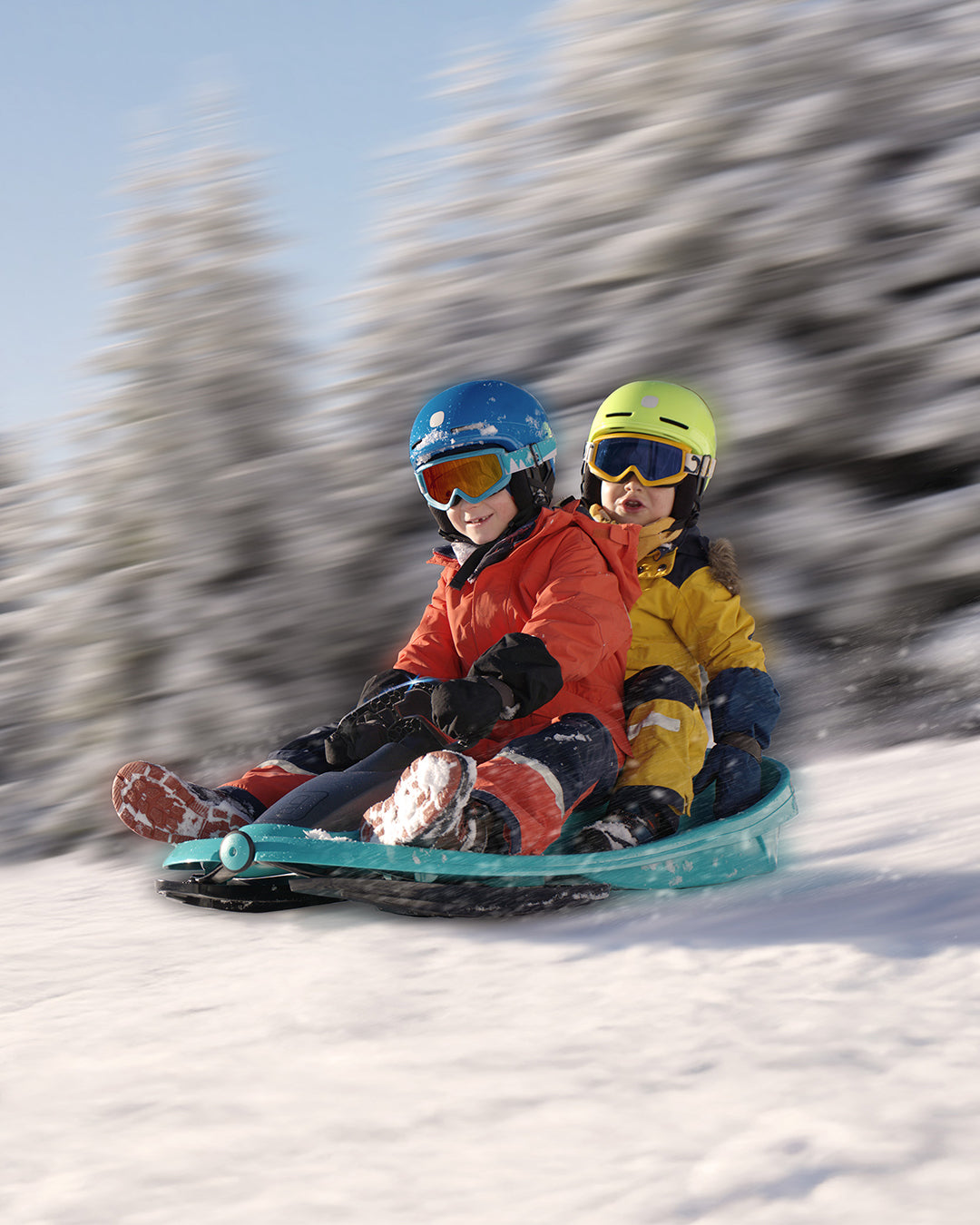 Galactus - 2 Kişilik Kar Kızağı - Mavi