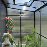 Garden Eden XL Seralı Metal Bahçe Kulübesi