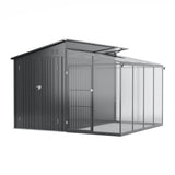 Garden Eden XL Seralı Metal Bahçe Kulübesi