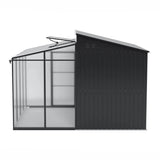 Garden Eden XL Seralı Metal Bahçe Kulübesi