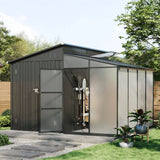 Garden Eden XL Seralı Metal Bahçe Kulübesi