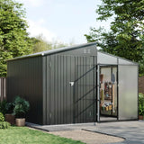 Garden Eden XL Seralı Metal Bahçe Kulübesi
