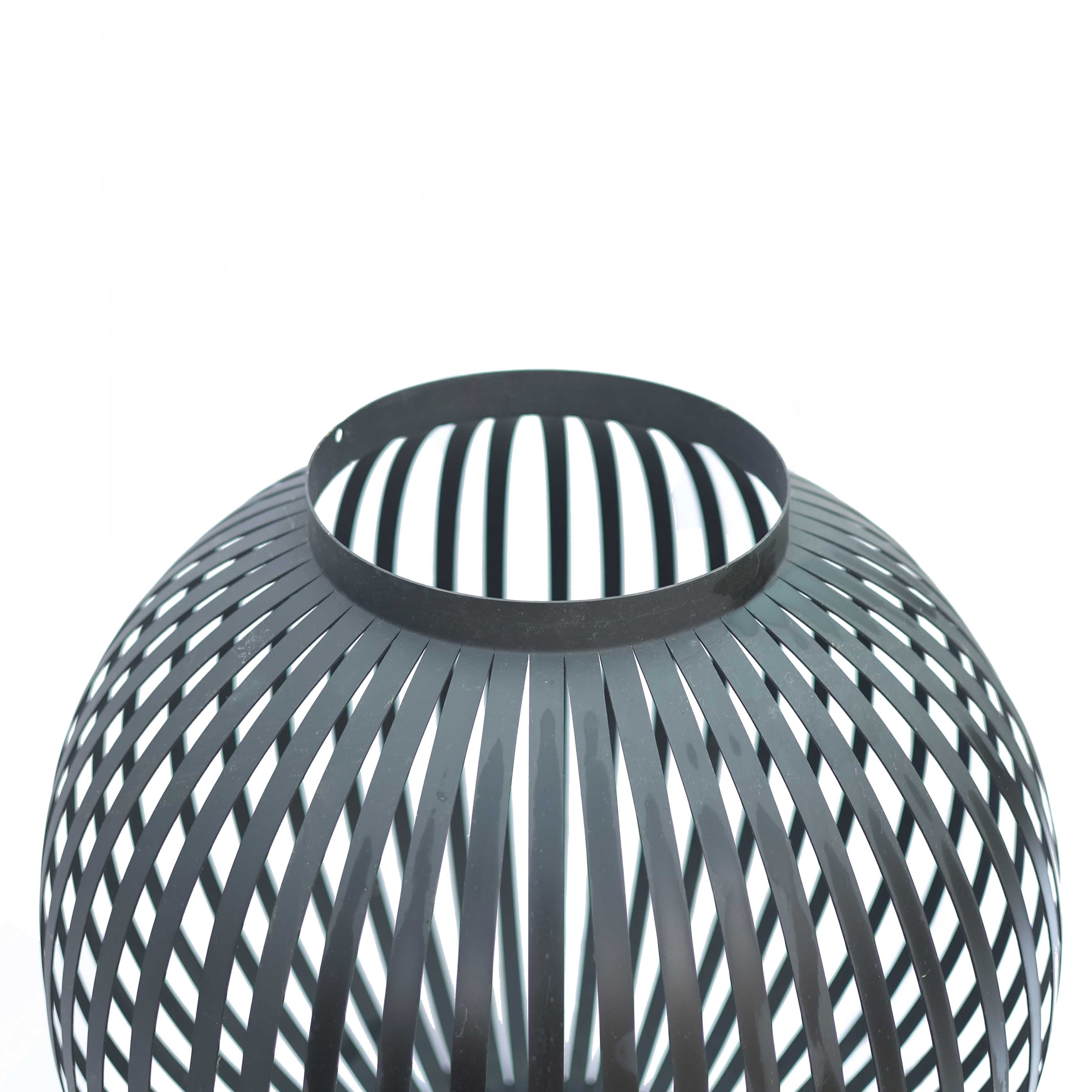 Globe Şömine - Fire Ball Stripes Black