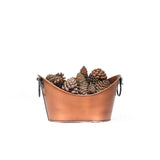 Gondol Bakır Kaplama Sepet Büyük Boy