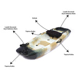 Goodboy Çocuk Balıkçı Kanosu Mavi Yeşil Pembe