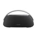 Harman Kardon 21 cm GOPLAY3 siyah kumaş kaplama alüminyum kulplu bluetooth hoparlör.