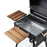 Grillord‑50 Kömürlü Barbekü (1 Adet Döküm Izgaralı) + Hediye Seti (Önlük + Kılıf + 1 Paket Kömür)