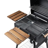 Grillord‑50 Kömürlü Barbekü (1 Adet Döküm Izgaralı) + Hediye Seti (Önlük + Kılıf + 1 Paket Kömür)