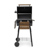 Grillord‑50 Kömürlü Barbekü (1 Adet Döküm Izgaralı) + Hediye Seti (Önlük + Kılıf + 1 Paket Kömür)