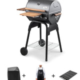 Grillord‑50 Kömürlü Barbekü (1 Adet Döküm Izgaralı) + Hediye Seti (Önlük + Kılıf)