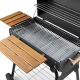 Grillord‑75 Kömürlü Barbekü (1 Adet Döküm Izgaralı) + Hediye Seti (Önlük + Kılıf + 2 Paket Kömür)