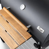 Grillord‑75 Kömürlü Barbekü (1 Adet Döküm Izgaralı) + Hediye Seti (Önlük + Kılıf + 2 Paket Kömür)