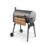 Grillord‑75 Kömürlü Barbekü (2 Adet Döküm Izgaralı) + Hediye Seti (Önlük + Kılıf + 2 Paket Kömür)