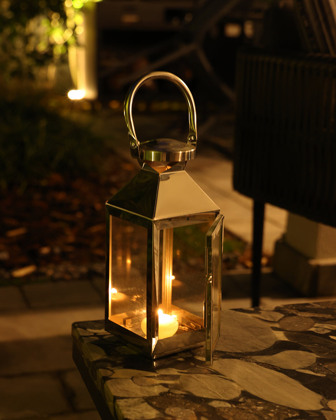 Gümüş Askılı Mumluk Gümüş