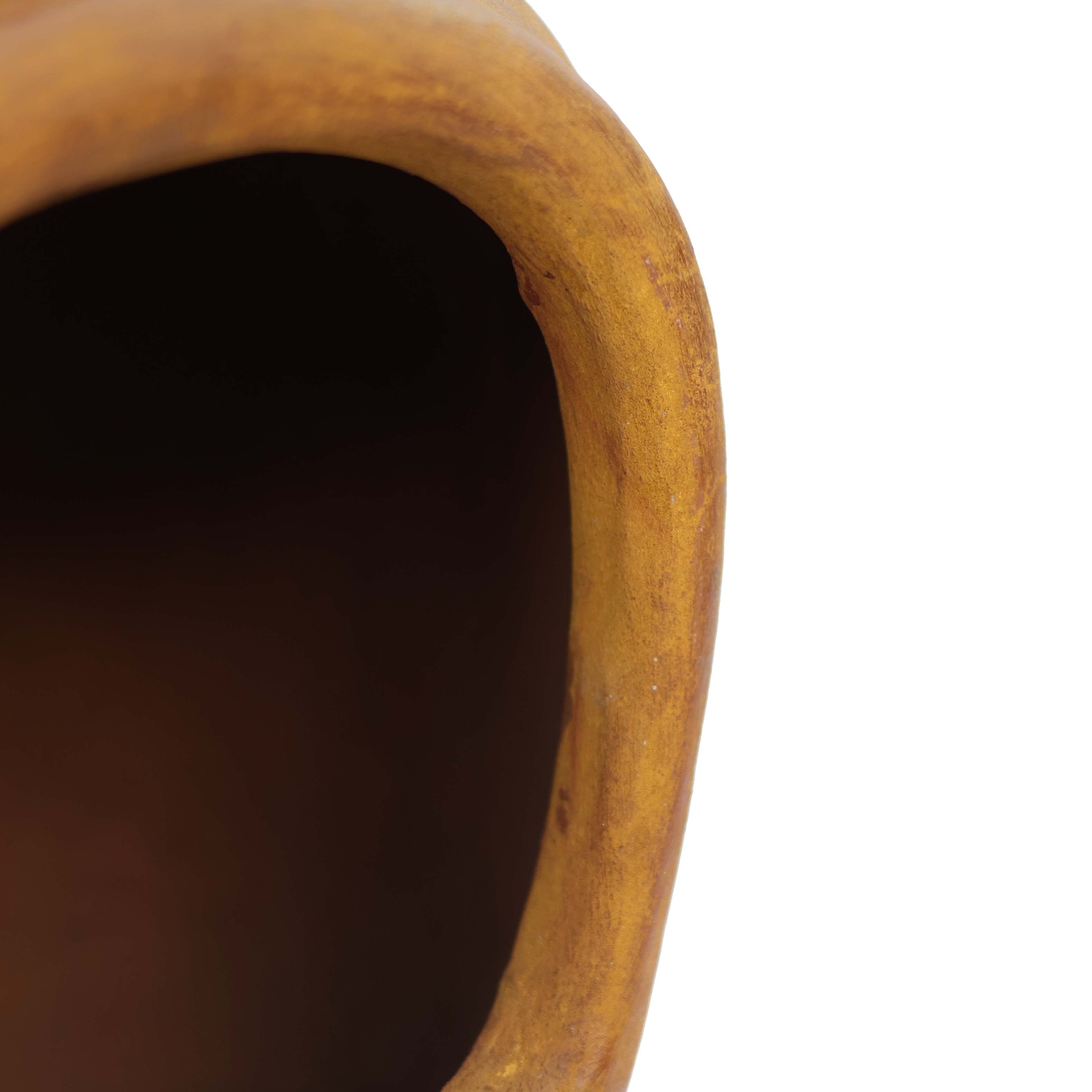 Güneş Motifli Küçük Chimenea Sarı