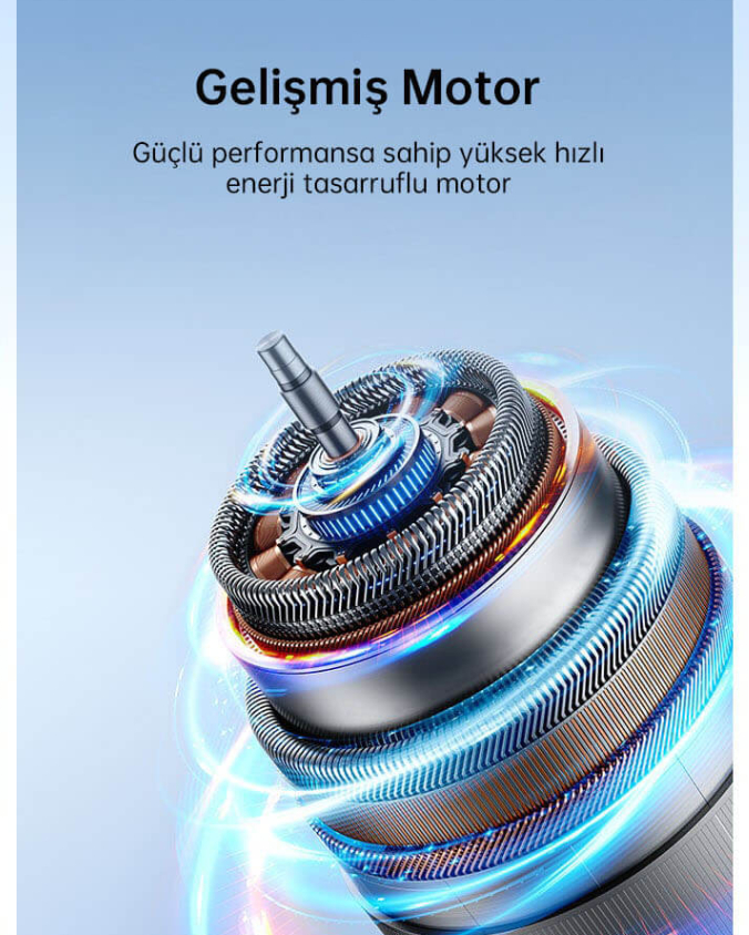 Handheld Fan Life10 S (5000mAh) Mavi El Fanı