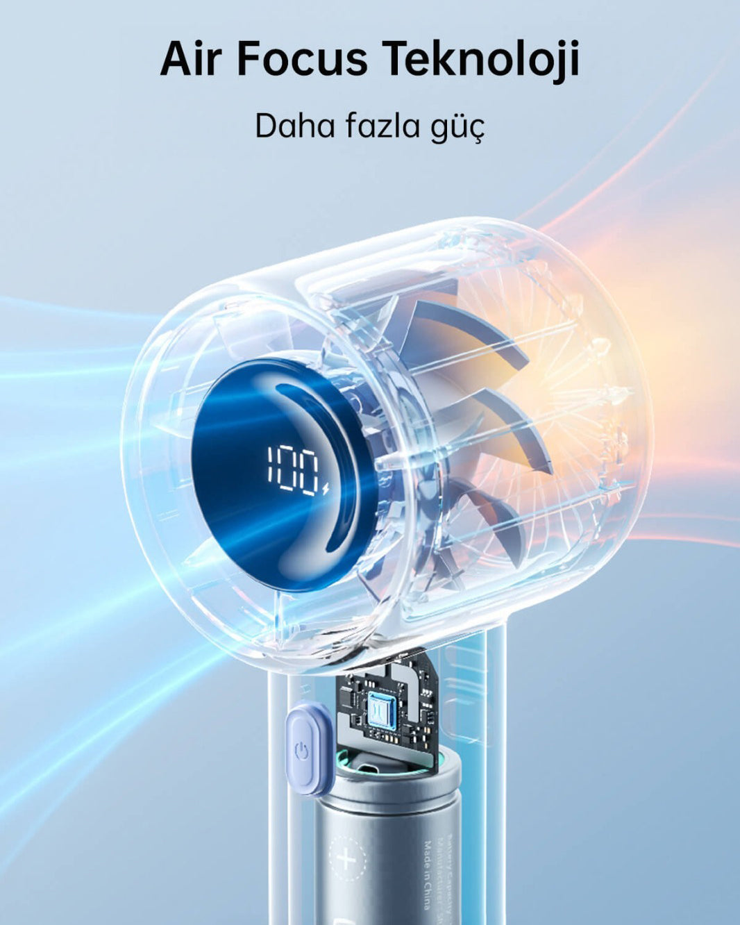 Ultra 2 El Fanı Fener 9000 mAh Kahverengi