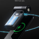 Ultra 2 El Fanı Fener 9000 mAh Kahverengi