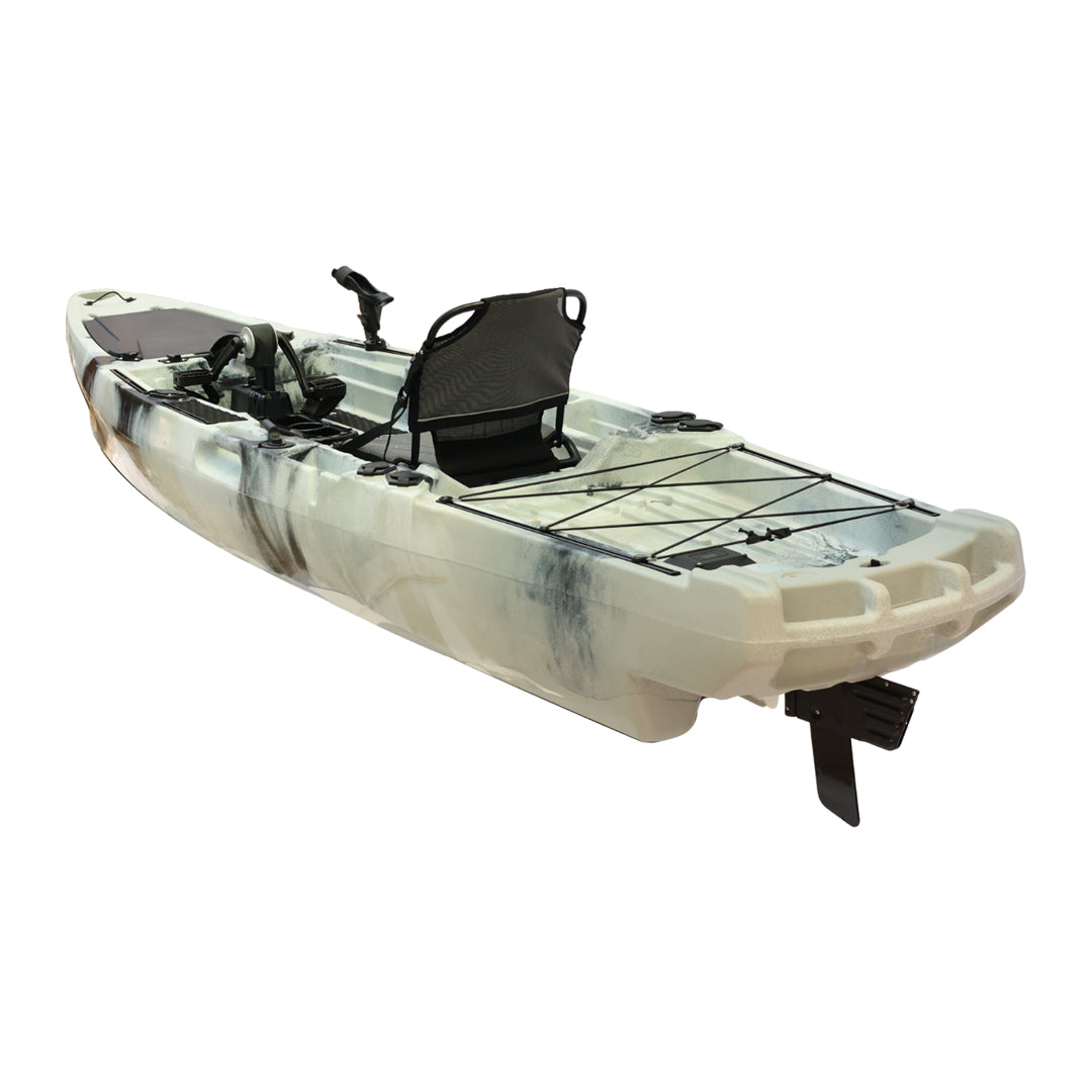 Harman Balıkçı Kanosu Beyaz Gri Siyah