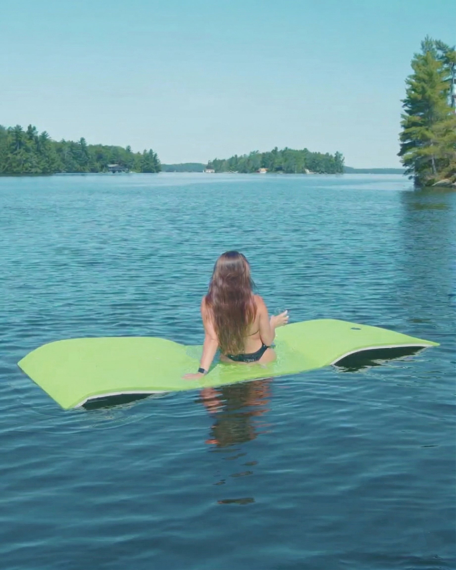 Hydro Slim su halısı 60x260 cm - kaymaz EVA köpük 2 kişilik rulo yapılabilir
