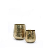 Iason Metal Saksı Gold Büyük Boy