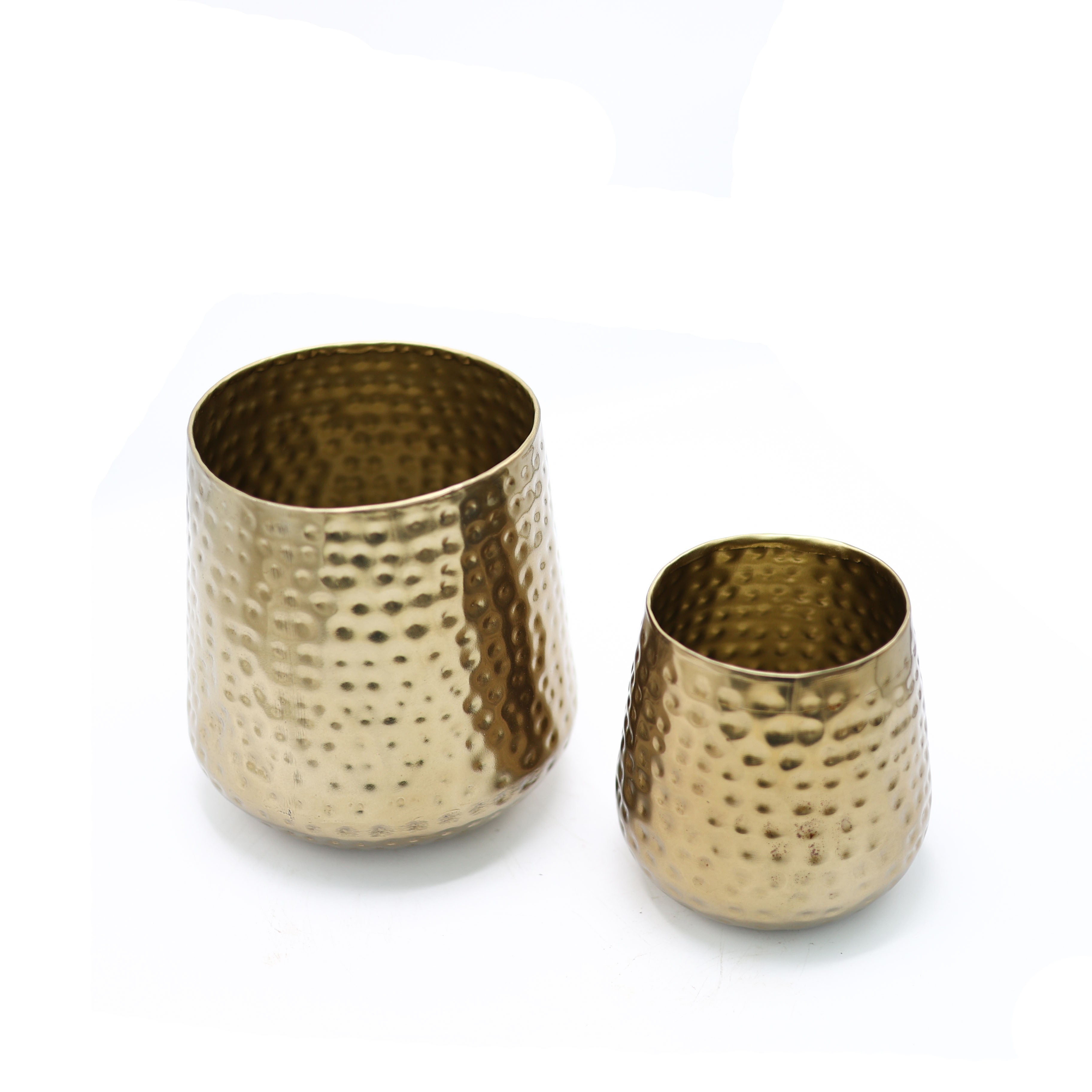 Iason Metal Gold Küçük Boy Saksı