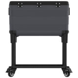 IcePeak Patio 70 Tekerlekli Raflı Buzluk 65.8 Litre