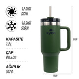 Igloo Stadler Thermo-Mug 1.2 Litre-HAKİ