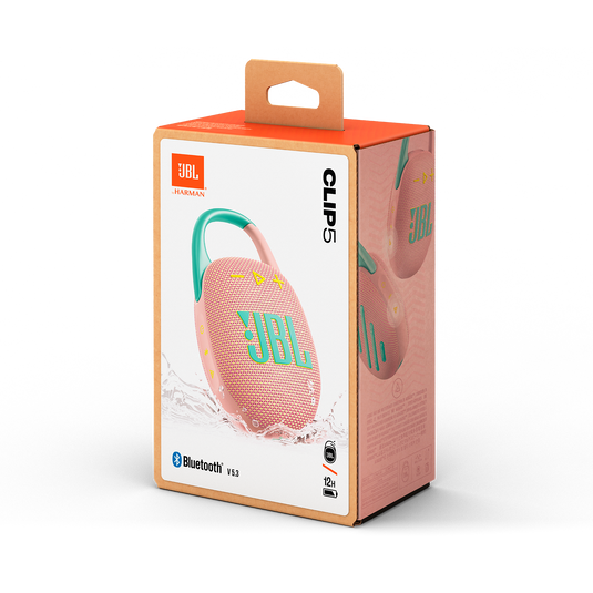 JBL Clip 5 Taşınabilir Bluetooth Hoparlör Pembe