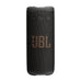 JBL 16W IP68 Grip siyah taşınabilir Bluetooth hoparlör, turuncu logolu ve dokuma yüzeyli dik ön görünüm.