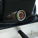 Kamado Pizza Fırını Siyah