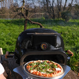 Kamado Pizza Fırını Siyah